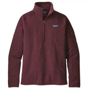 Burgundy Patagonia Half Zip Sweater